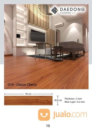 Lantai Vinyl Daedong tebal 2mm (1 box isi 3,32m2)
