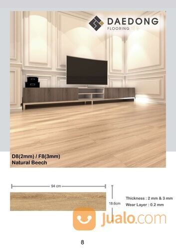 Vinyl Daedong tebal 3mm - Vinyl lantai Daedong