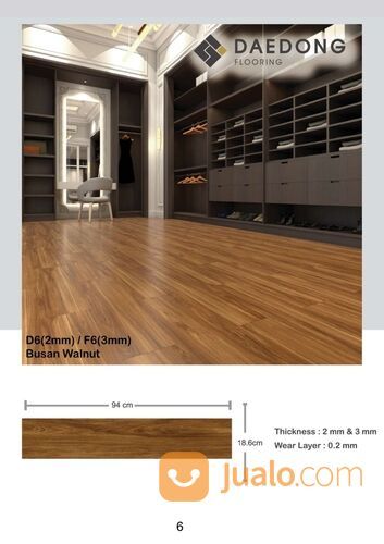 Vinyl Daedong tebal 3mm - Vinyl lantai Daedong