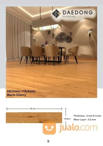 Vinyl Daedong tebal 3mm - Vinyl lantai Daedong