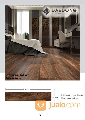 Vinyl Daedong tebal 3mm - Vinyl lantai Daedong