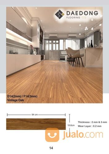 Vinyl Daedong tebal 3mm - Vinyl lantai Daedong