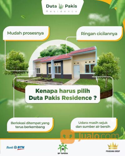 Rumah KPR Subsidi Baru DP 5 jutaan Cicilan 1 juta