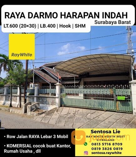 Murah Luas Rumah Raya Darmo Harapan Indah - Darmo Permai area