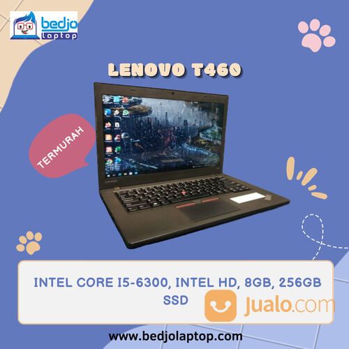 TERMURAH, Lenovo T460, Intel Core i5-6300, Laptop Lenovo di Malang, Laptop Second di Malang