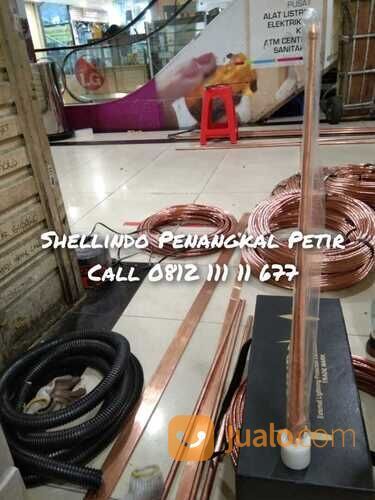 Pengukuran Resistansi OHM : Jasa Pasang Penangkal Petir Radius Thomas || Di Beji