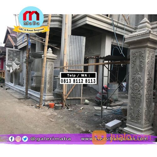 Pilar Pagar Beton Klasik
