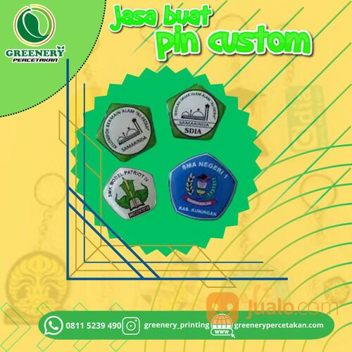jasa cetak pin custom di palangkaraya wa 0811-5239-490