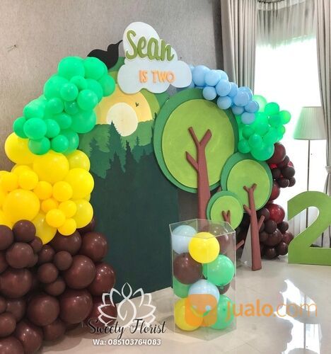 Dekor ultah custom styrofoam palembang