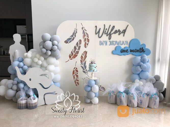 Dekor ultah custom styrofoam palembang