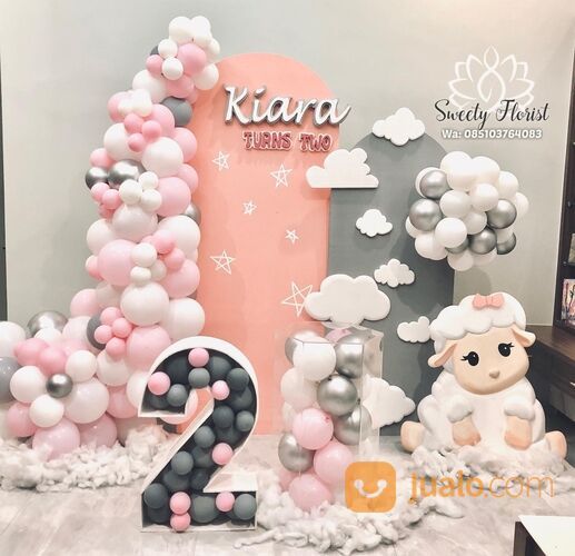 Dekor ultah custom styrofoam palembang