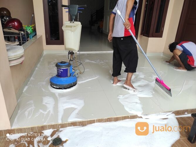 Jasa poles lantai marmer, granit & teraso