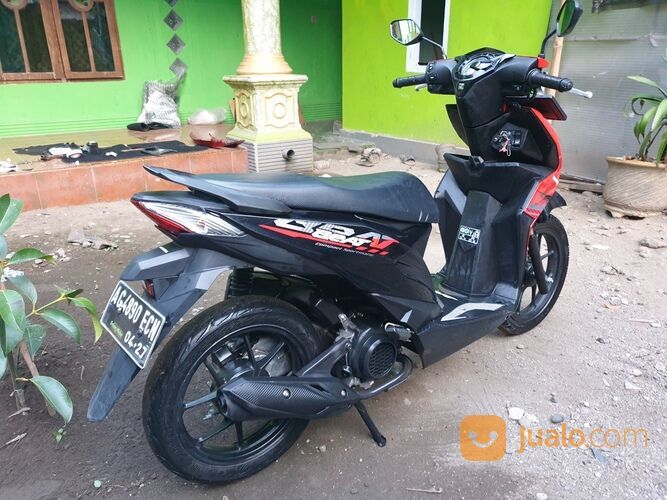 Beat Merah hitam plat AG kediri