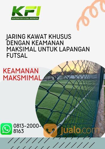 Jaring Kawat Anti-Karat dengan Desain Estetis untuk Lapangan Futsal