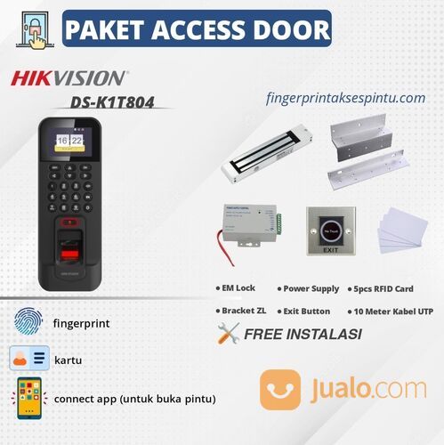 Paket instalasi access door hikvision jakarta