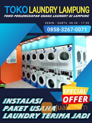 Paket Usaha Laundry | Mesin Laundry Lampung