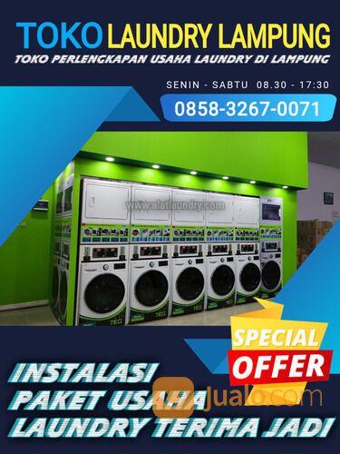 Paket Usaha Laundry | Mesin Laundry Lampung