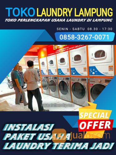 Paket Usaha Laundry | Mesin Laundry Lampung