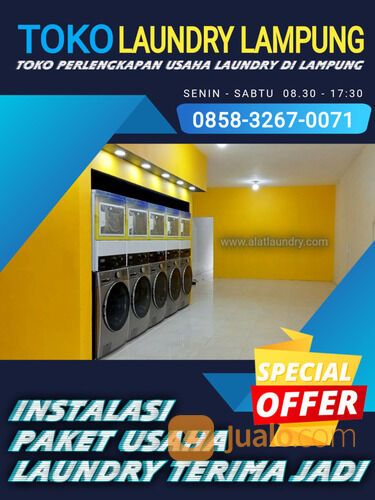 Paket Usaha Laundry | Mesin Laundry Lampung