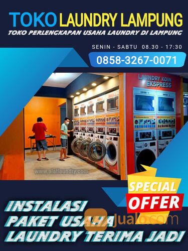 Paket Usaha Laundry | Mesin Laundry Lampung
