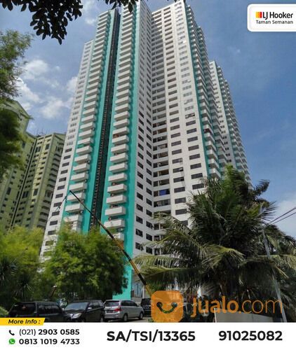 Apartemen Rajawali, Jakarta Pusat, 81 m², Lt. 22, HGB (TSI/13365)