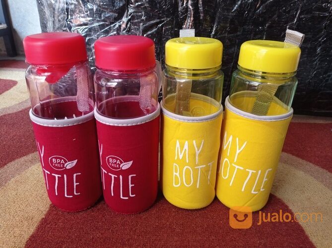 Botol Minum BPA free Botol Infuser Sarung Busa Botol Mybottle Plastik Tumbler polos