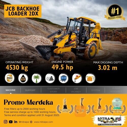 PROMO MERDEKA ALAT BERAT JCB ASAL INGGRIS