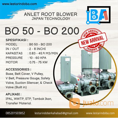 Distributor Root Blower ANLET ITO UNOZAWA di Samarinda