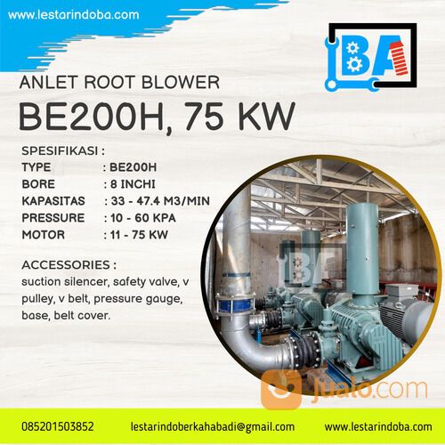 Root Blower Ipal WWTP Di Surabaya