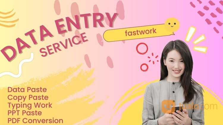 JASA DATA ENTRY / INPUT DATA ( MS.WORD,MS.EXCEL,MS.POWER POINT,GOOGLE SHEET,GOOGLE FORM)