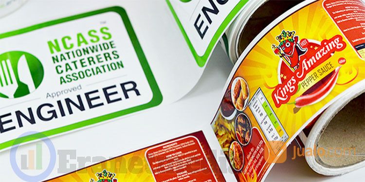 Sticker label kemasan