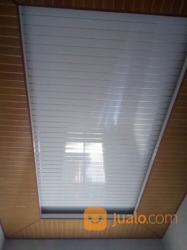 Plafon/Plafond PVC Warna Putih Polos Panjang Custom Anti Rayap