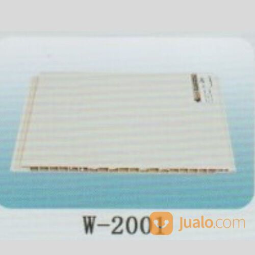 Plafon/Plafond PVC Warna Putih Polos Panjang Custom Anti Rayap