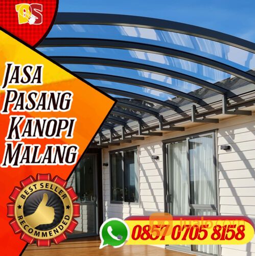 WA0857-0705-8158, jasa pemasangan kanopi baja ringan malang