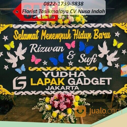 0822-1739-8838, Toko Bunga Papan Tasikmalaya CV Nusa Indah