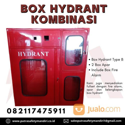 BOX HYDRANT INDOOR KOMBINASI APAR KOTAK SIMPAN ALAT PEMADAM DARURAT TABUNG API RINGAN