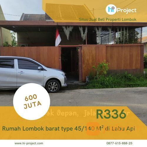 Rumah Lombok barat type 45/140 M² di Perumahan Lingkar Muslim Labu Api R336