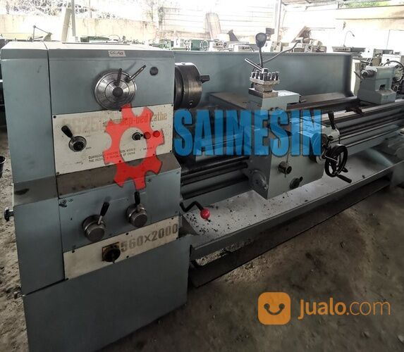 MESIN BUBUT C6256A 2 METER