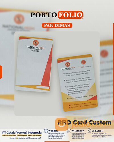 Cetak Kartu Rfid Proximity Kartu Akses Card 125 khz Kualitas Premium