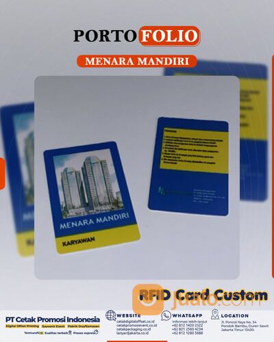 Cetak Kartu Rfid Proximity Kartu Akses Card 125 khz Kualitas Premium