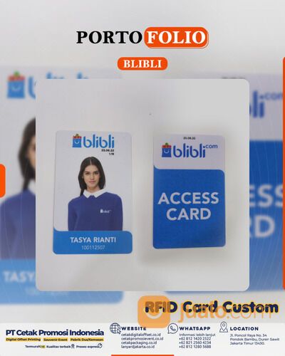 Cetak Kartu Rfid Proximity Kartu Akses Card 125 khz Kualitas Premium