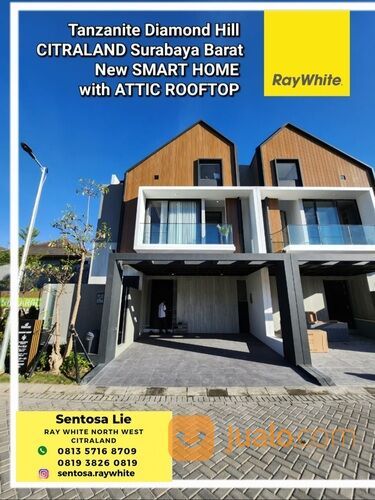 Rumah Diamond Hill Citraland- New SMART Home + ROOFTOP dekat UC, Ciputra Golf