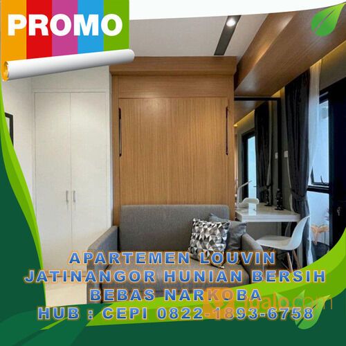 APARTEMENT LOUVIN JATINANGOR HUNIAN BERSIH BEBAS NARKOBA