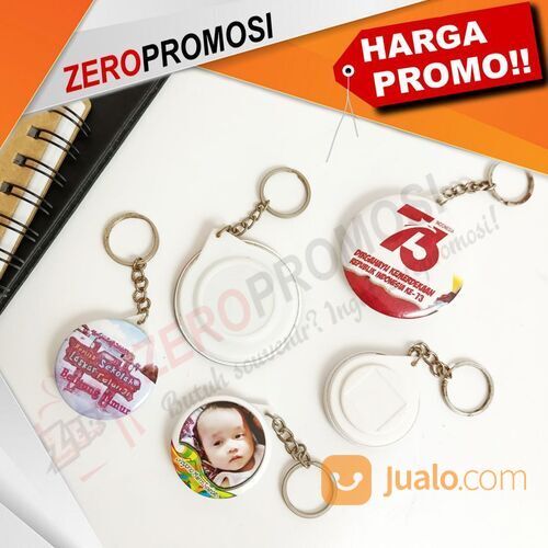 Gantungan Kunci Pin 1 Sisi Custom Logo