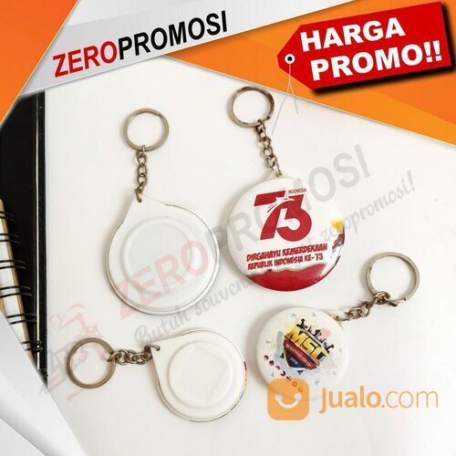 Gantungan Kunci Pin 1 Sisi Custom Logo