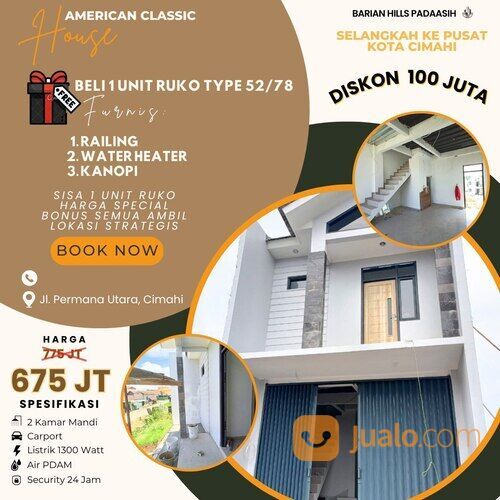 Perumahan Syariah Murah 2 Lantai di Permana Padaasih Cisarua Bandung Barat