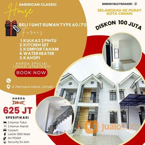 Perumahan Syariah Murah 2 Lantai di Permana Padaasih Cisarua Bandung Barat