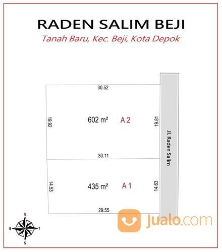 Tanah Siap Bangun Beji Dekat Gedung Serbaguna Depok Jaya