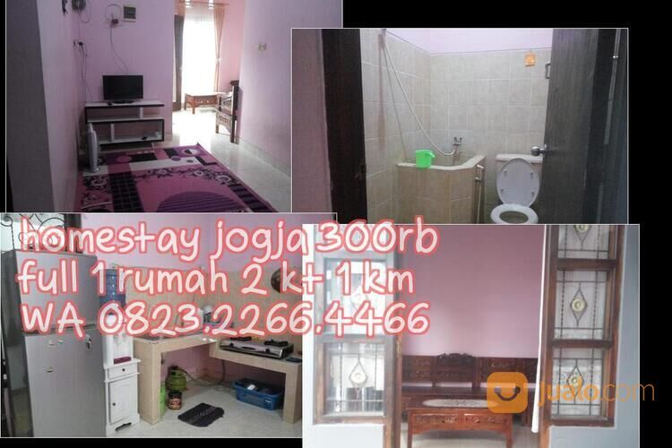Sewa Homestay Yogya Harian Bulanan Terminal Concat dlm Perumahan Furnis AC 2KT Fll 1 rumah Strategis