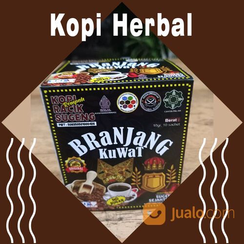 Kopi Bubuk Branjang Kuat racikan rempah-rempah ramuan Arab herbal alami